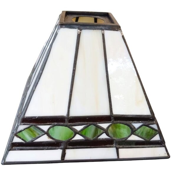 Tiffany Mini Stained Glass Replacement Shade for Pendant or Wall Sconce - Picture 1 of 6
